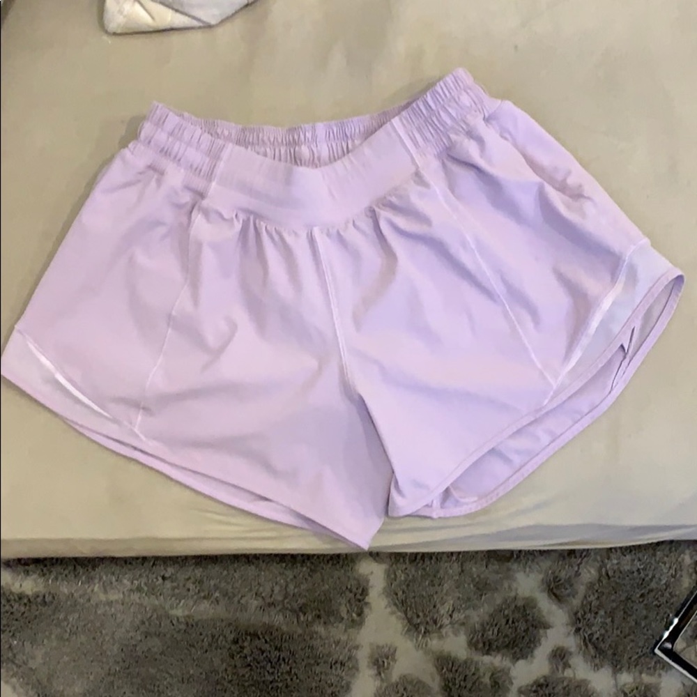 Lulu lemon hotty hot shorts. Size 8
